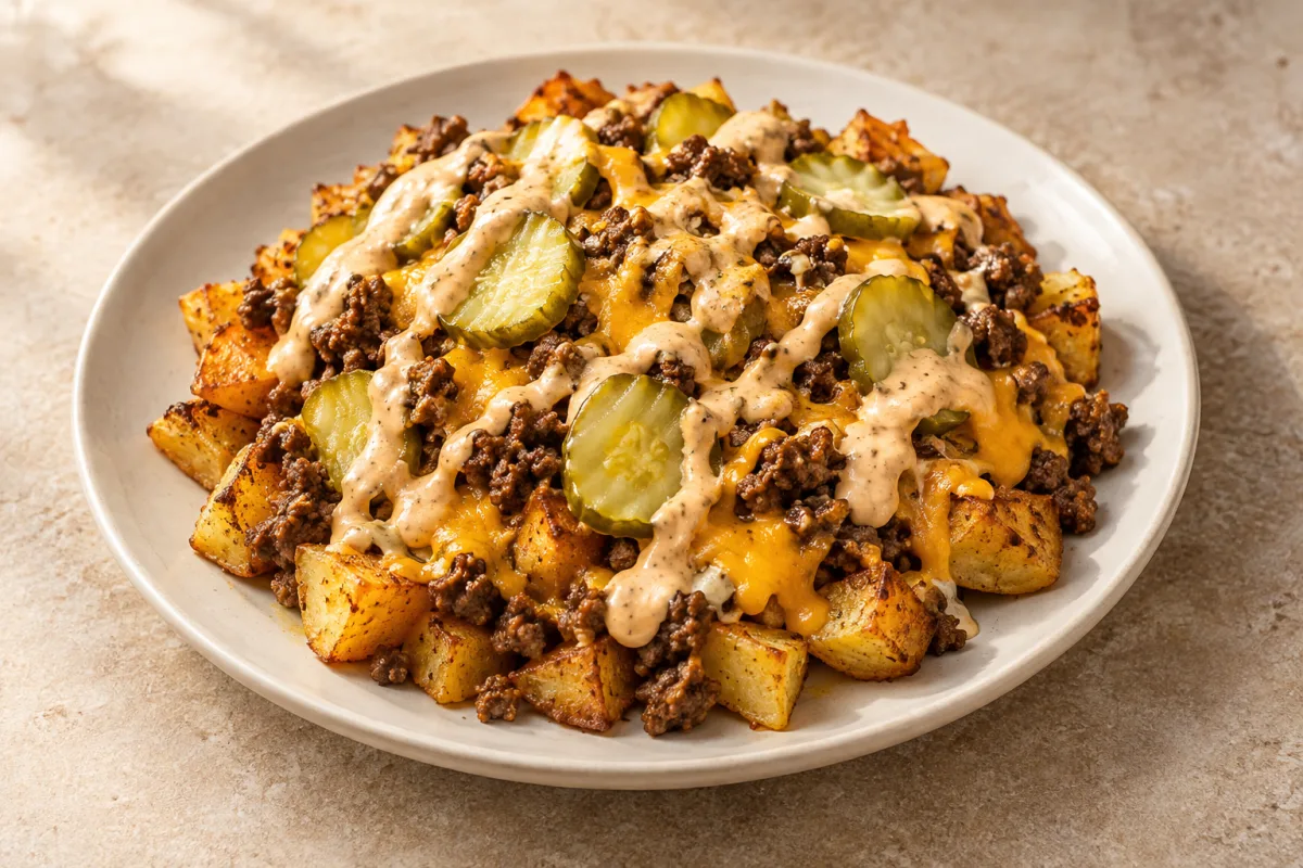 Cheesy Big Mac Potato Bowl — meal illustration