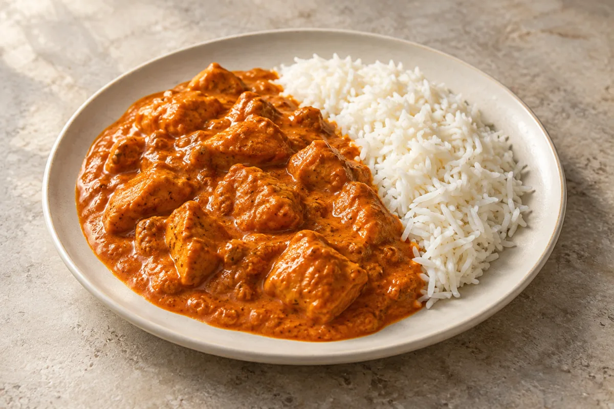 Butter Chicken (with rice) — meal illustration