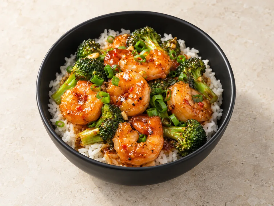 Honey Sriracha Shrimp — meal illustration