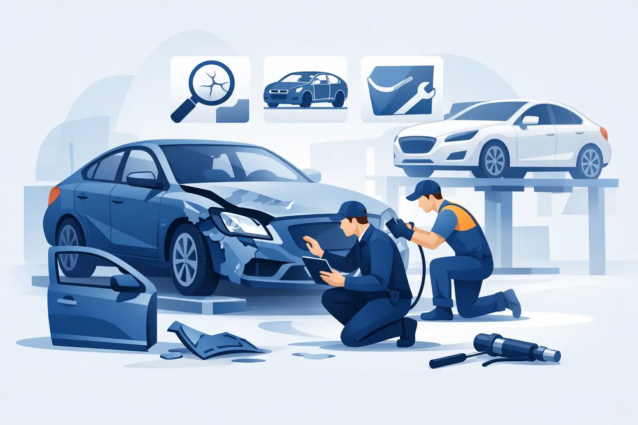 When Auto Body Damage Needs More Than Paint