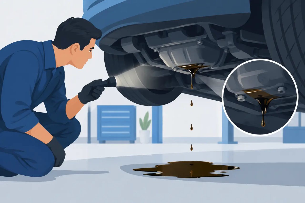 How to Spot Oil Leaks Before Engine Damage