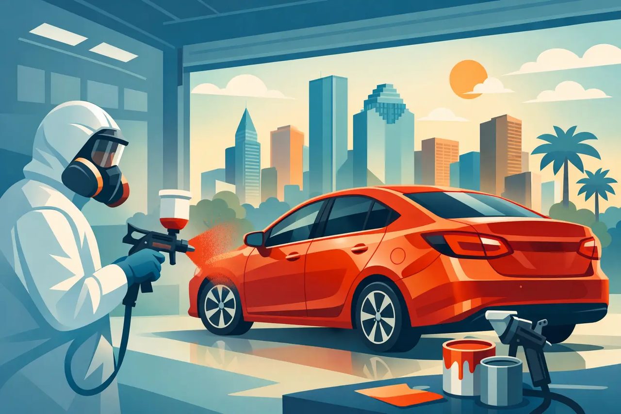Car Painting That Looks Right and Lasts in Houston