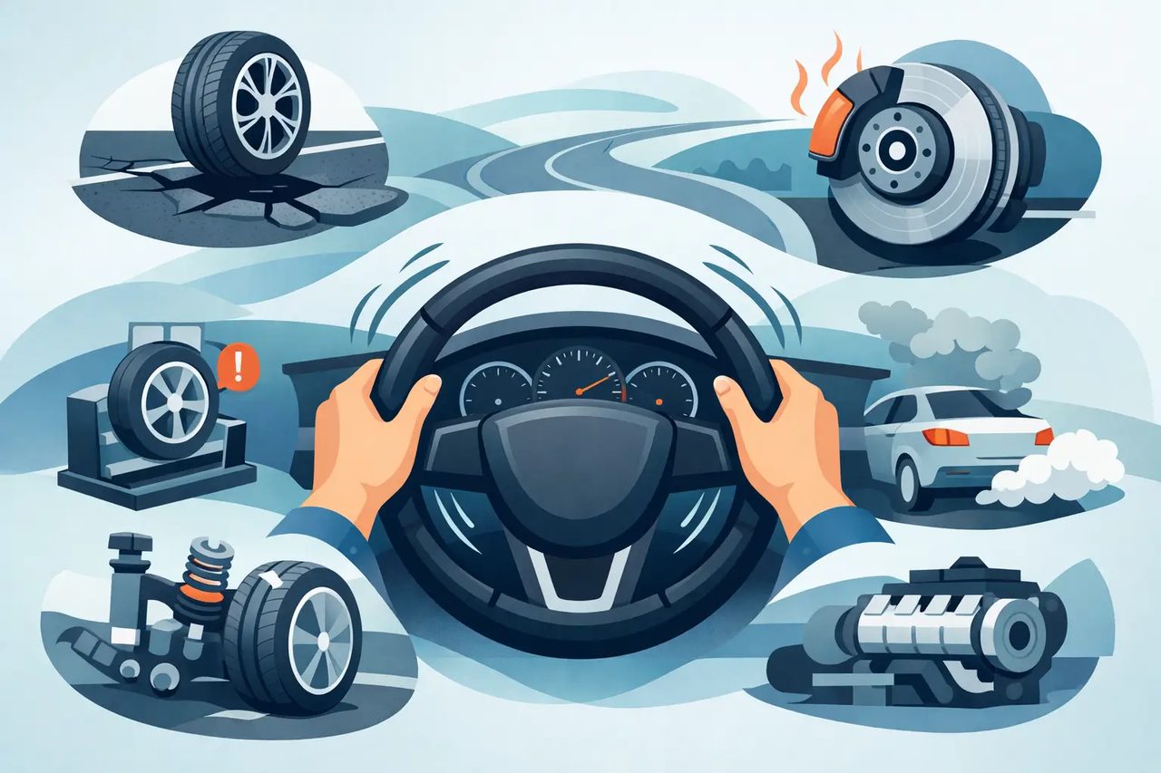 Top Causes of Steering Wheel Shaking Explained