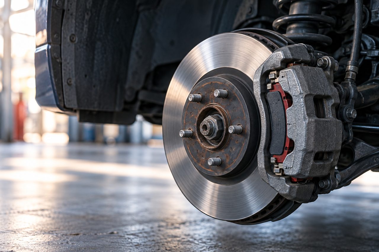 Brake repair & rotors — representative AI-generated service illustration
