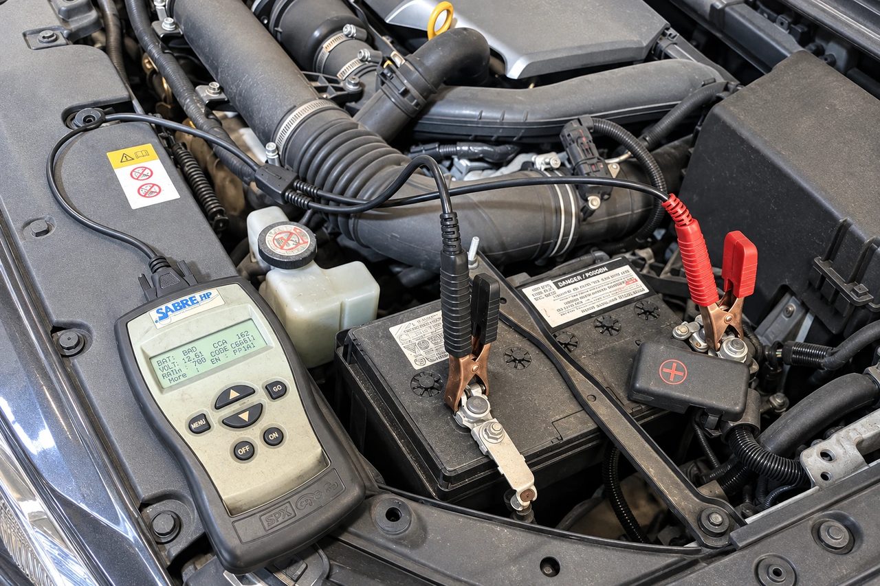 Batteries and charging at John's Auto Care