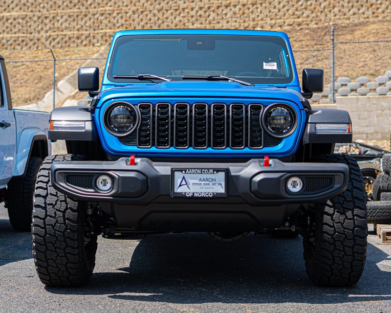 Blue Wrangler · built to explore